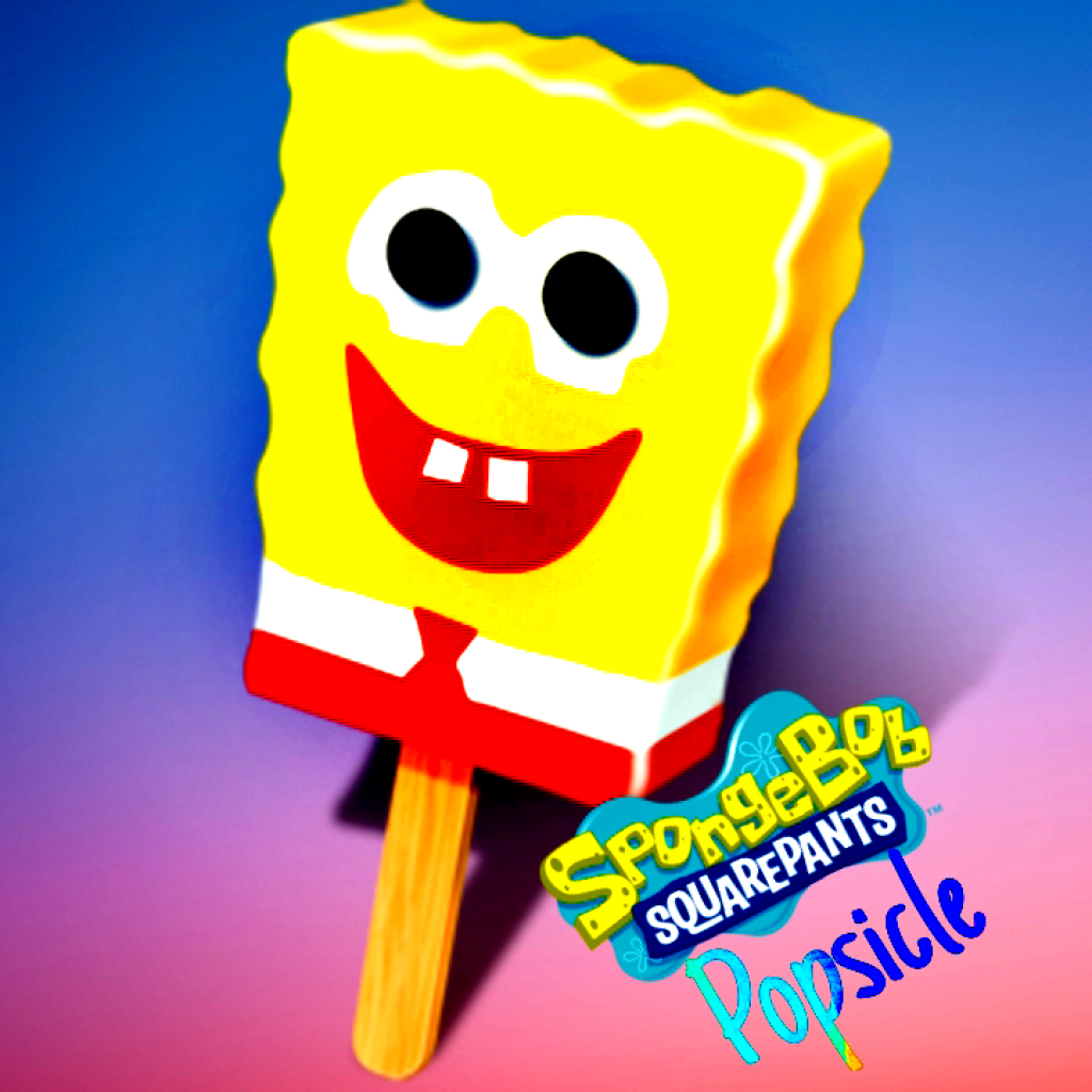 SpongeBob Squarepaint Popsicle 1 SpongeBob Popsicle