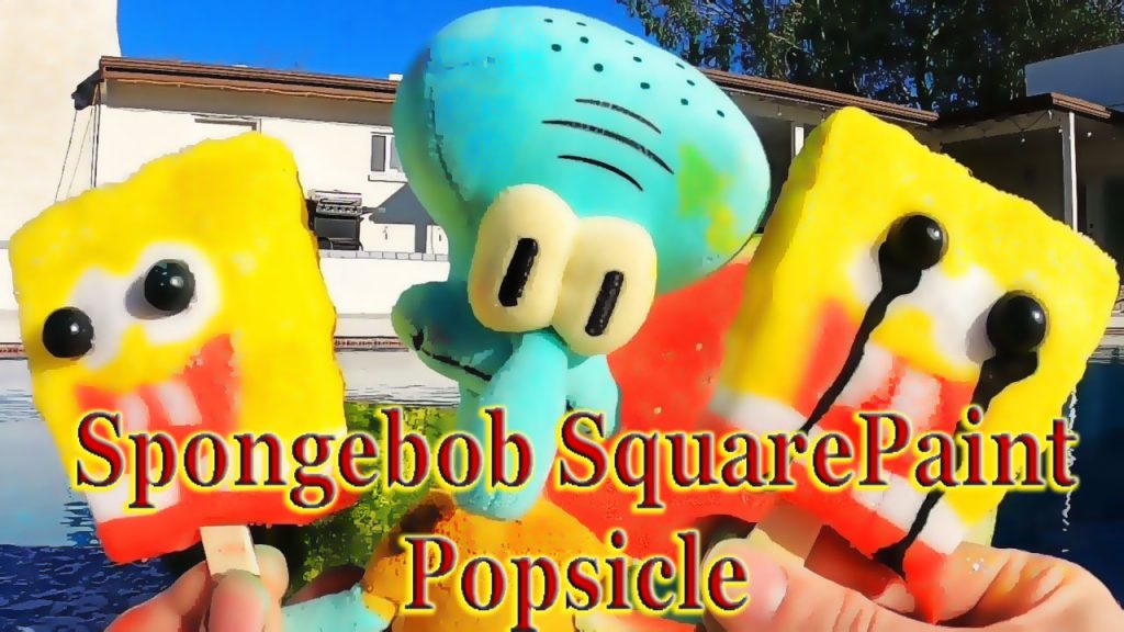 SpongeBob Squarepaint Popsicle 2 SpongeBob Popsicle Squarepaint